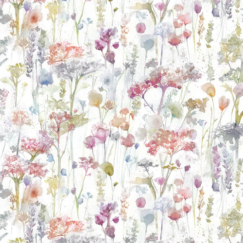 Floral Pink Wallpaper - Ilinizas  1.4m Wide Width Wallpaper (By The Metre) Poppy Voyage Maison
